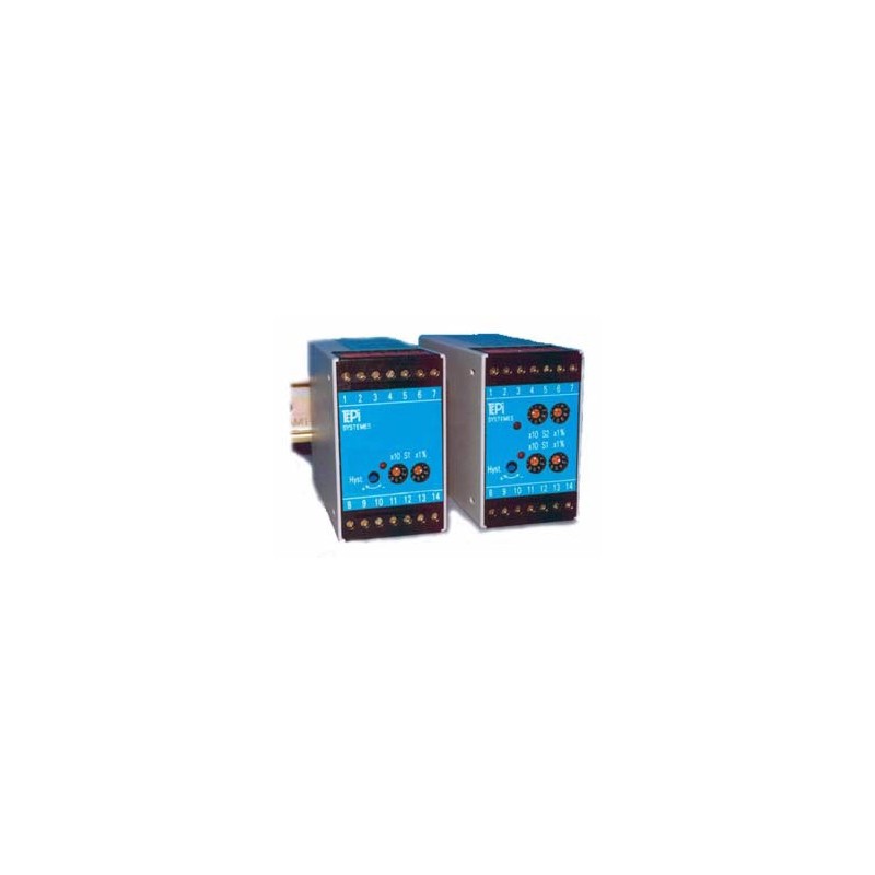 Threshold relay and relay contact